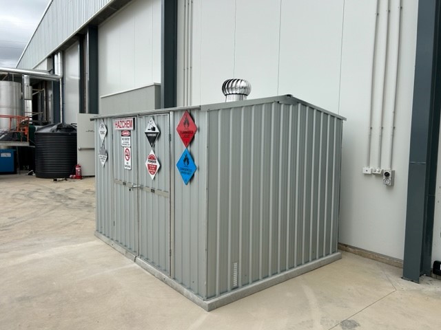Image of chemical shed