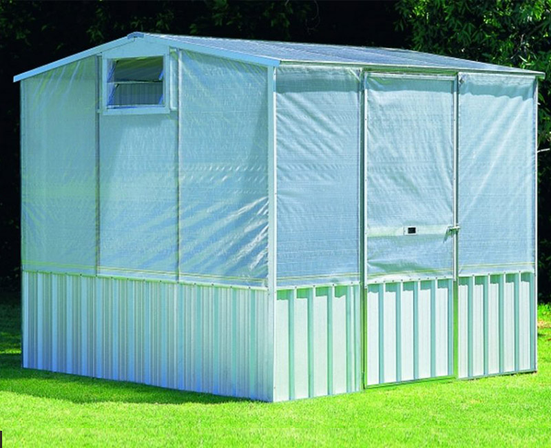 Image of hot house at the backyard